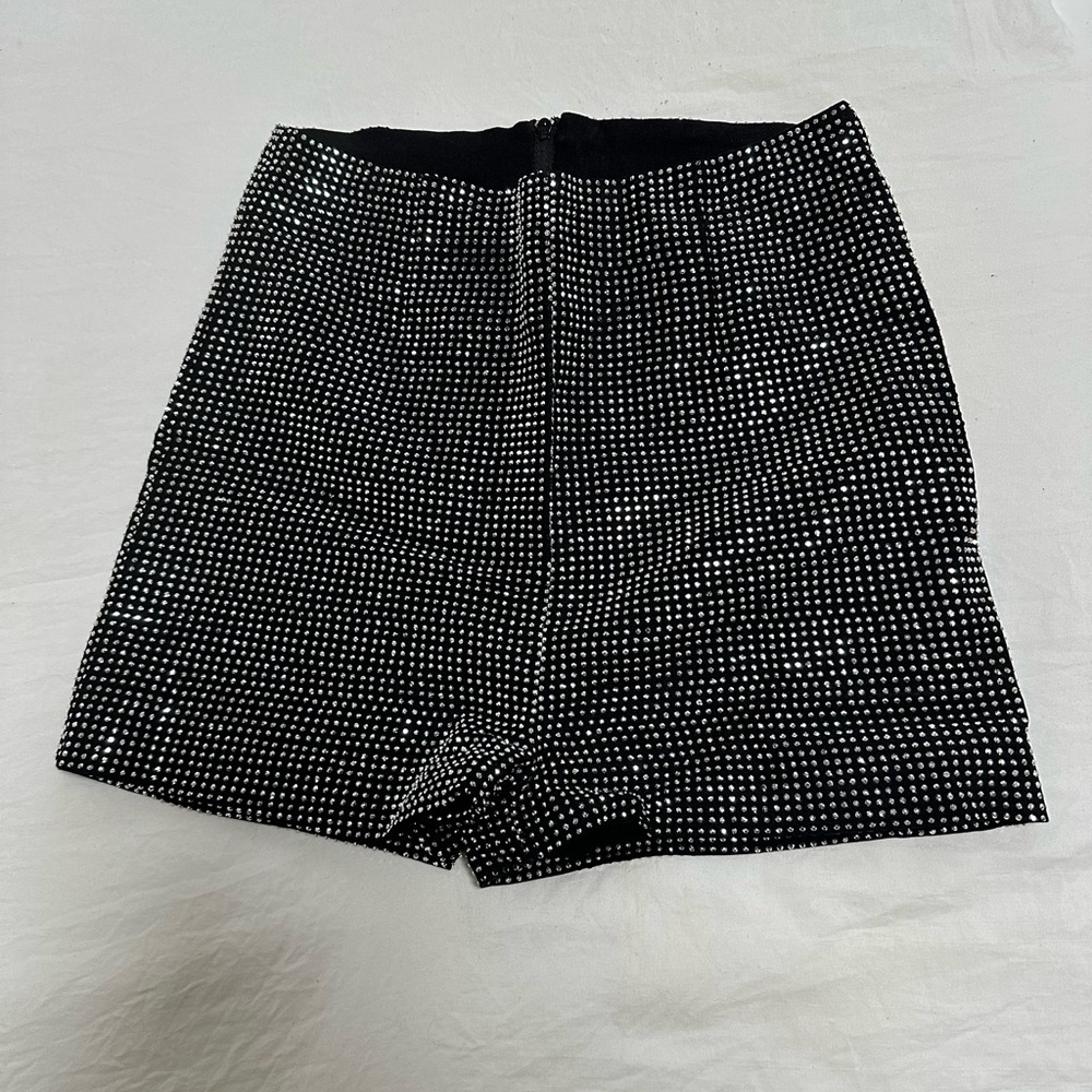 Windsor Black and White Checkered Women Shorts